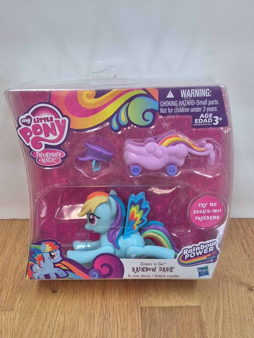 My Little Pony Zoom 'n Ride Rainbow Dash Figure (2013)